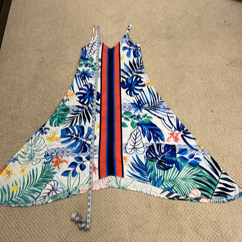 Tommy Bahama Palm Party Scarf Handkerchief Dress or Beach Pool Swim Cover Up XS - Picture 11 of 11